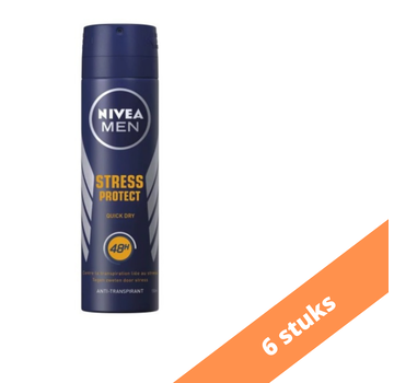 Nivea Nivea Deospray Men - Stress Protect 150 ml. 6 x Voordeelpak