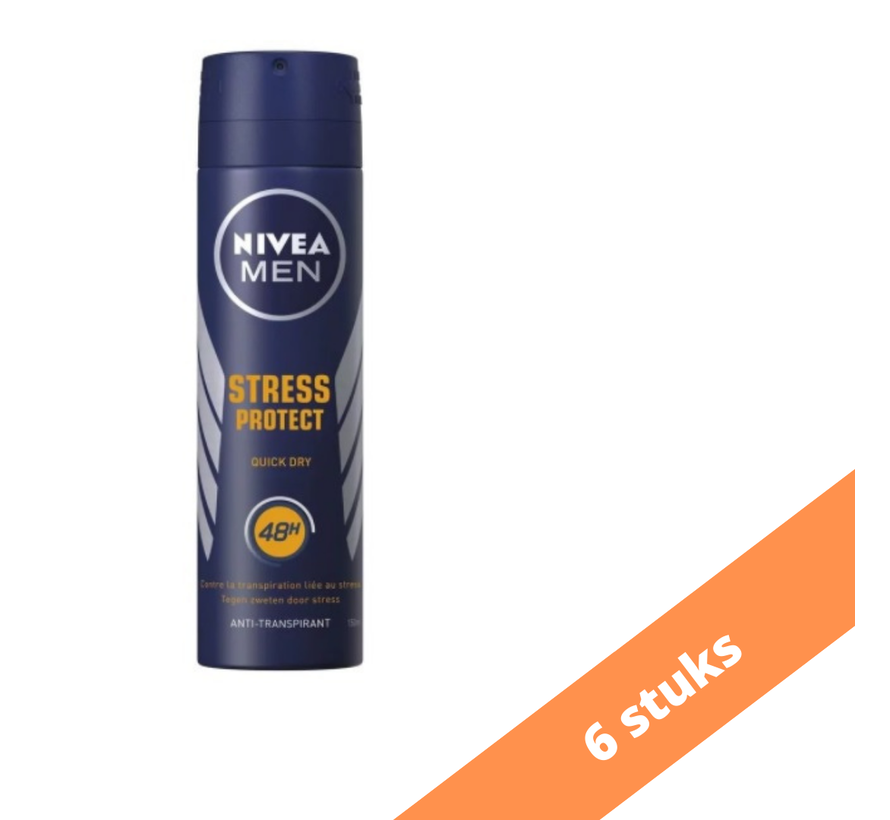 Nivea Deospray Men - Stress Protect 150 ml. 6 x Voordeelpak
