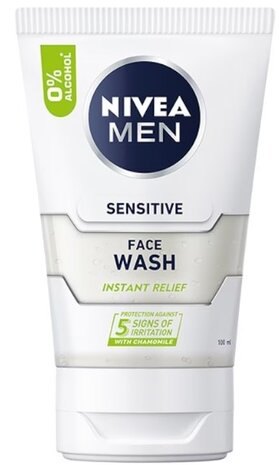 Nivea Nivea Face Wash Men Sensitive - 100ml Nivea Nivea Face Wash Men Sensitive - 100ml