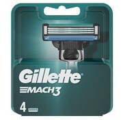 Gillette Gillette Navul Scheermesjes Mach3 -  4 pack