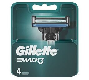 Gillette Gillette Navul Scheermesjes Mach3 -  4 pack Gillette Gillette Navul Scheermesjes Mach3 -  4 pack