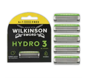 Wilkinson Wilkinson Hydro 3 Skin Protection Scheermesjes -  5 Stuks Wilkinson Wilkinson Hydro 3 Skin Protection Scheermesjes -  5 Stuks