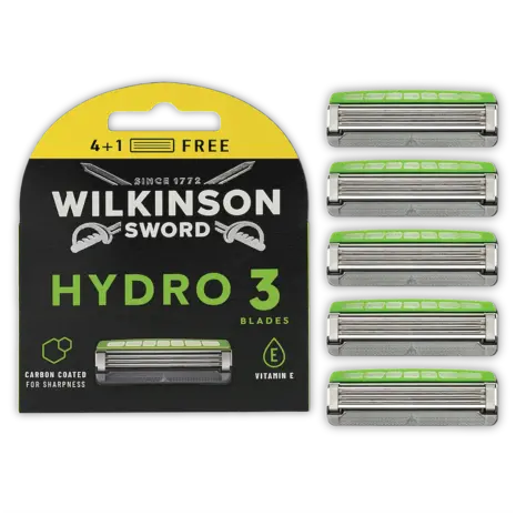 Wilkinson Wilkinson Hydro 3 Skin Protection Scheermesjes -  5 Stuks Wilkinson Wilkinson Hydro 3 Skin Protection Scheermesjes -  5 Stuks