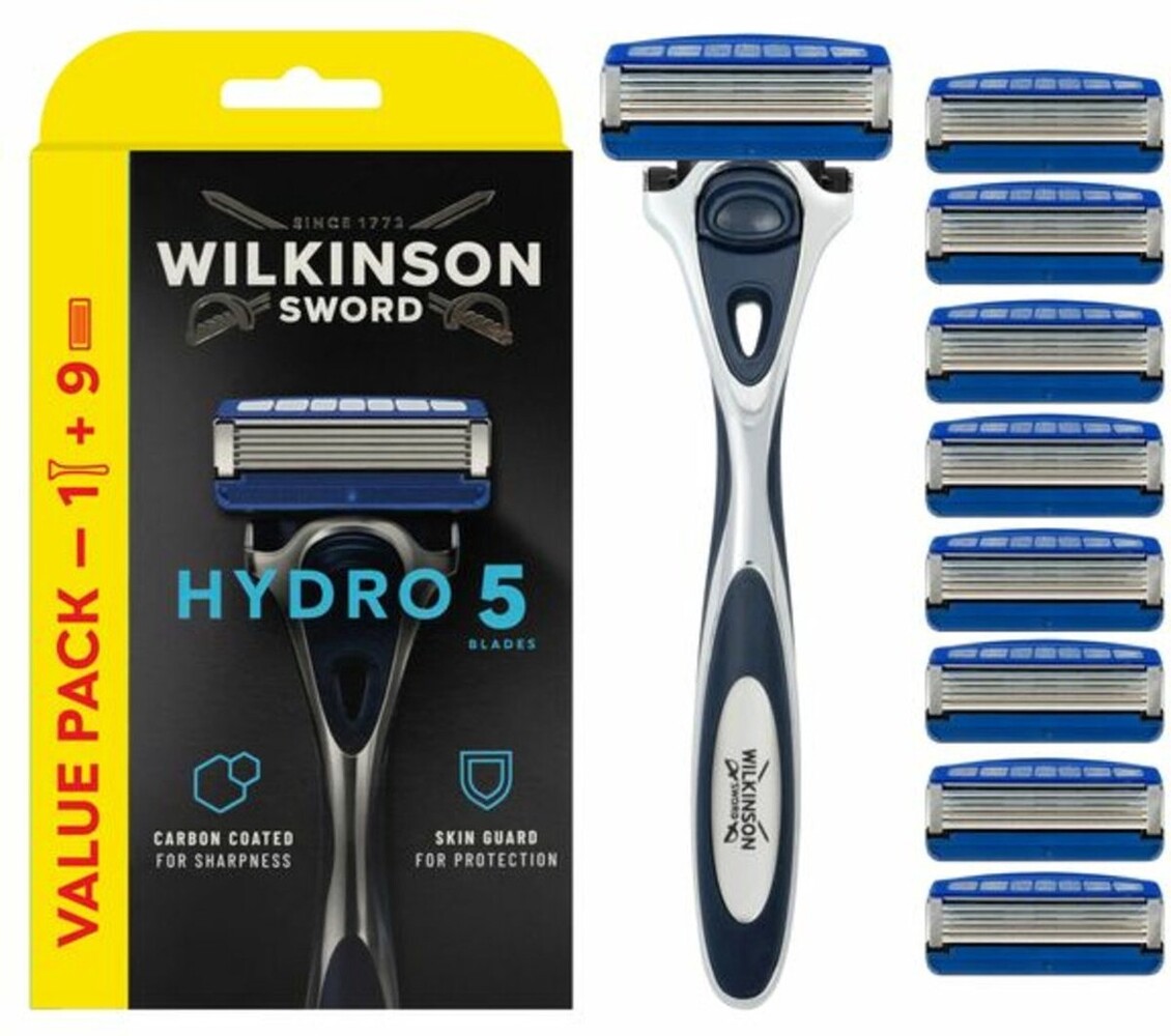 Wilkinson Wilkinson  Hydro 5 - Scheerapparaat +9 Scheermesjes Wilkinson Wilkinson  Hydro 5 - Scheerapparaat +9 Scheermesjes