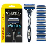 Wilkinson Wilkinson  Hydro 5 - Scheerapparaat + 9  Scheermesjes Wilkinson Wilkinson  Hydro 5 - Scheerapparaat + 9  Scheermesjes
