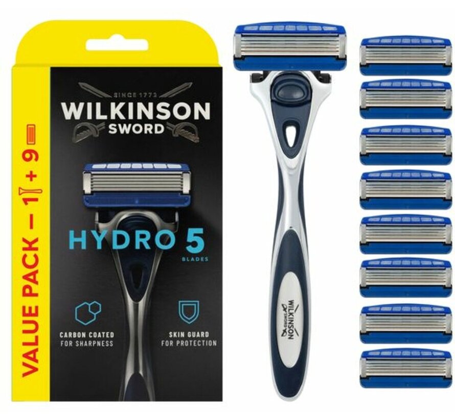 Wilkinson  Hydro 5 - Scheerapparaat +9 Scheermesjes