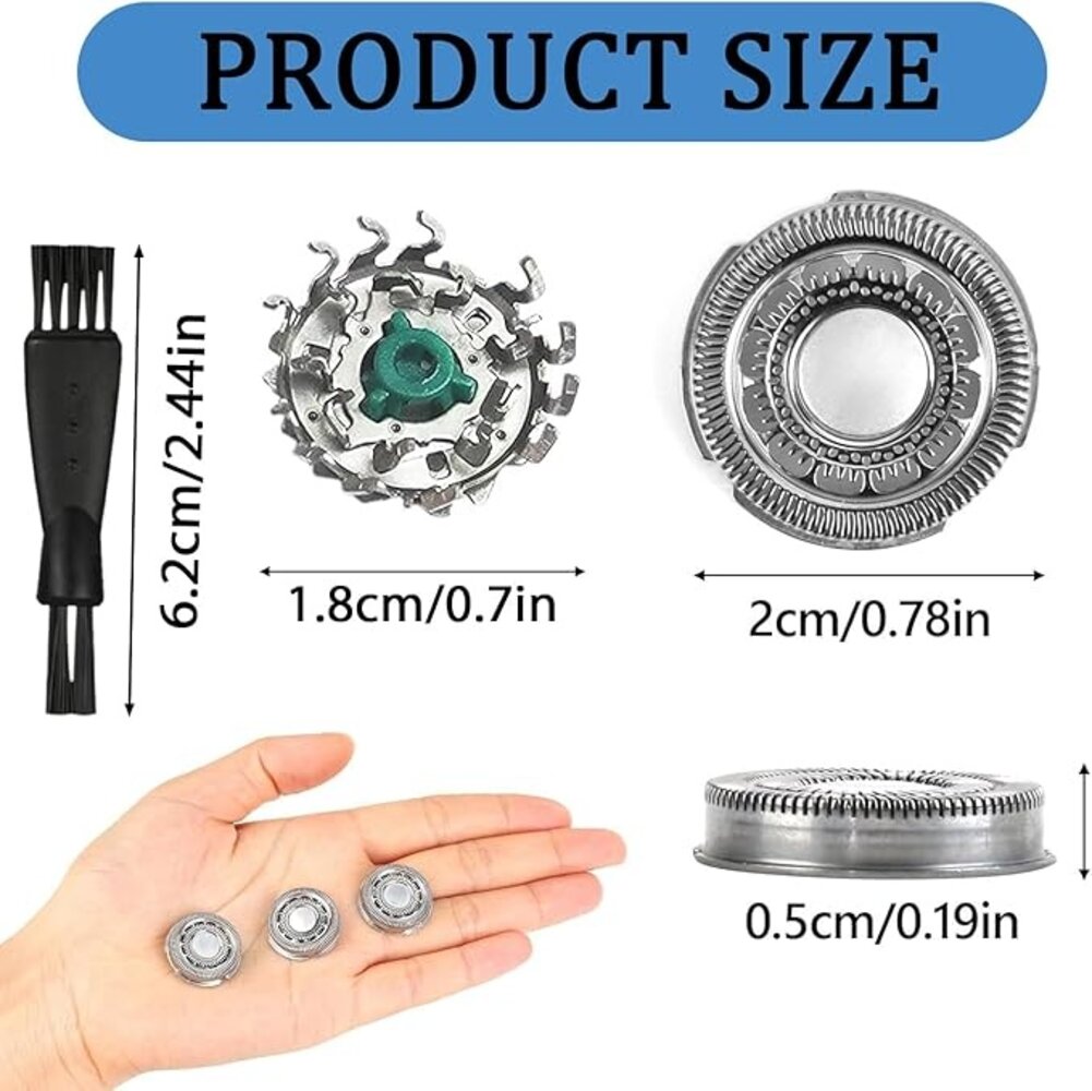 Huismerk Universele scheerkoppen - Voor Philips Shaver 9000 /SH90 Huismerk Universele scheerkoppen - Voor Philips Shaver 9000 /SH90