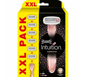 Wilkinson Wilkinson Intuition Complete Scheermes XXL Voordeelverpakking 6 stuks Wilkinson Wilkinson Intuition Complete Scheermes XXL Voordeelverpakking 6 stuks