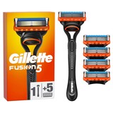 Gillette Gillette Fusion 5 Scheerhouder + 5 Fusion scheermesjes Gillette Gillette Fusion 5 Scheerhouder + 5 Fusion scheermesjes