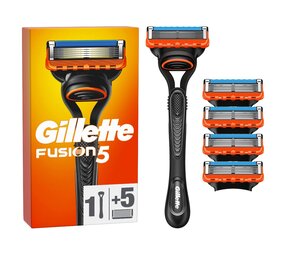 Gillette Gillette Fusion 5 Scheerhouder + 5 Fusion scheermesjes Gillette Gillette Fusion 5 Scheerhouder + 5 Fusion scheermesjes