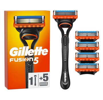 Gillette Gillette Fusion 5 Scheerhouder + 5 Fusion scheermesjes