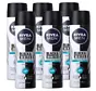 Nivea Deospray Men - Invisible Black & White Fresh 150 ml. 6 x Voordeelpak