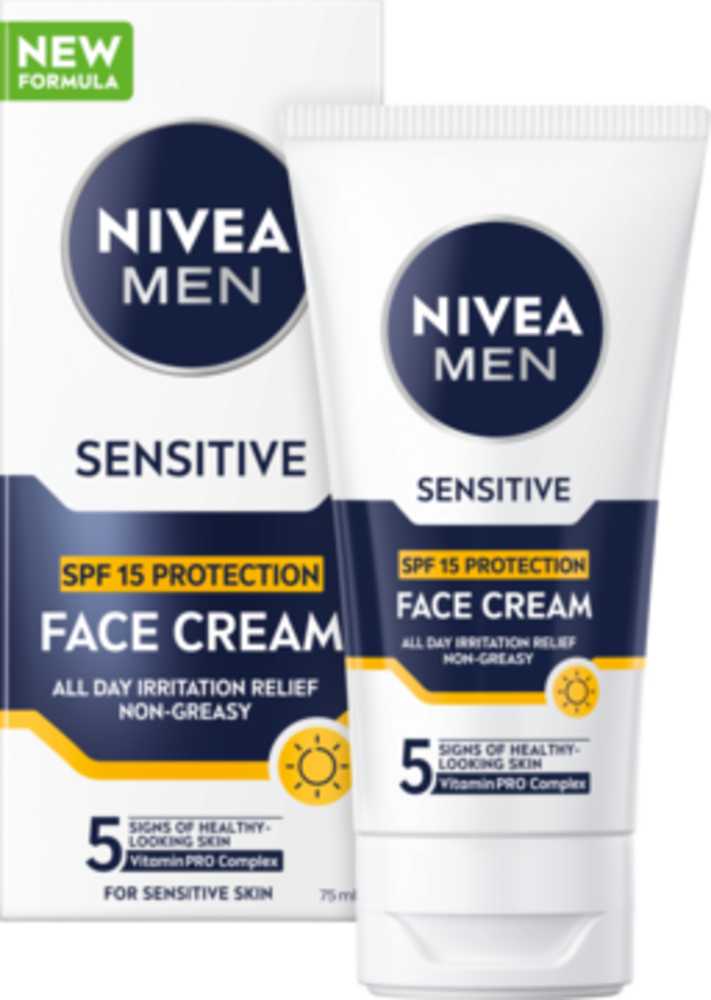 Nivea Nivea Men Sensitive beschermende gezichtscrème SPF15 - 75ml