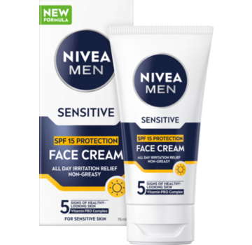 Nivea Nivea Men Sensitive beschermende gezichtscrème SPF15 - 75ml