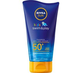 Nivea Nivea Sun Kids Swim & Play Zonnebrandcrème SPF50+ - 150ml Nivea Nivea Sun Kids Swim & Play Zonnebrandcrème SPF50+ - 150ml