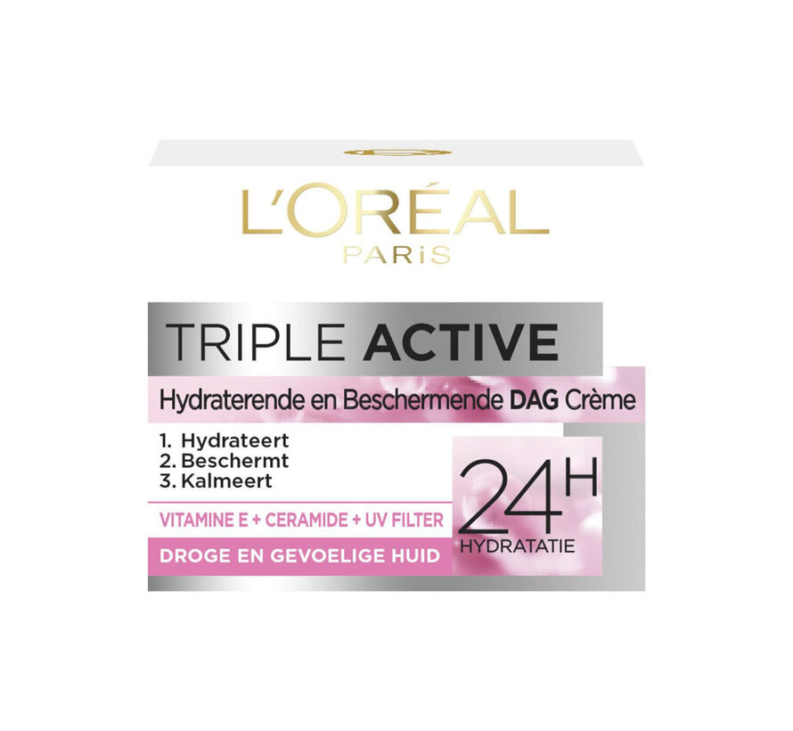 L'Oréal Paris Triple Active Dry Skin Dagcrème - 50 ml