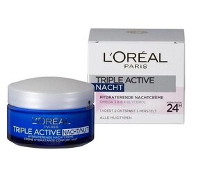 Loreal L'Oreal Nachtcrème - Dermo Expertise Triple Active - 50 ml. Loreal L'Oreal Nachtcrème - Dermo Expertise Triple Active - 50 ml.