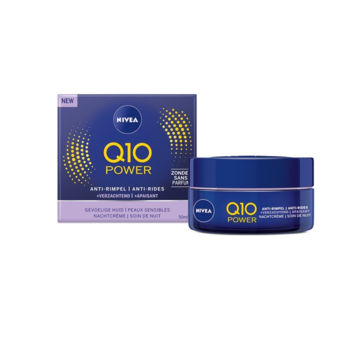 Nivea Nivea Nachtcreme Gevoelige Huid 50 ml - Q10 Power