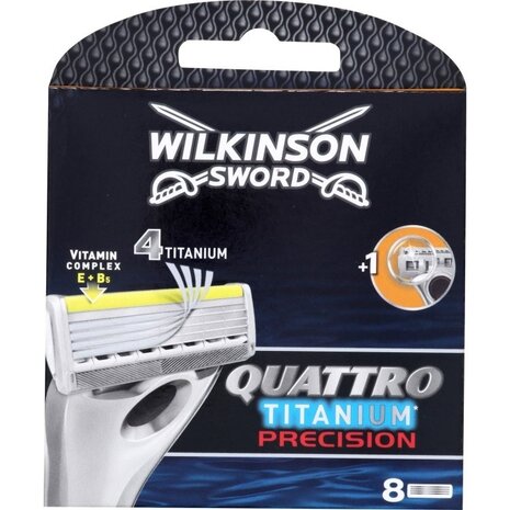 Wilkinson Wilkinson Quattro Titanium Precision (8st.) Wilkinson Wilkinson Quattro Titanium Precision (8st.)