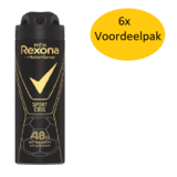 Rexona Rexona Deospray Men - Sport Cool 150 ml. 6 x Voordeelpak Rexona Rexona Deospray Men - Sport Cool 150 ml. 6 x Voordeelpak