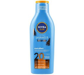 Nivea Nivea Zonnebrand Melk Sun Protect & Bronze SPF20 - 200ml Nivea Nivea Zonnebrand Melk Sun Protect & Bronze SPF20 - 200ml
