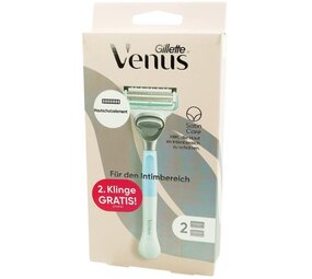 Gillette Gillette Venus Satin Care Scheermes - Voor Huid En Schaamhaar - Voor Vrouwen - 2 Scheermesjes Gillette Gillette Venus Satin Care Scheermes - Voor Huid En Schaamhaar - Voor Vrouwen - 2 Scheermesjes