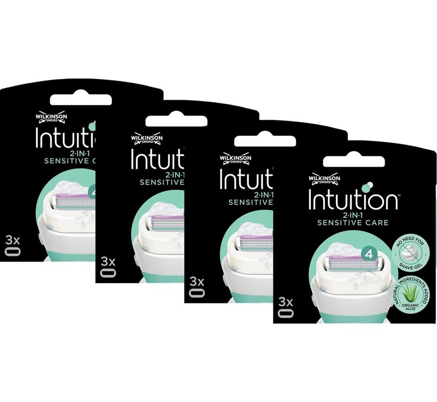 Wilkinson Intuition Sensitive Care Scheermesjes -  12 voordeelpack