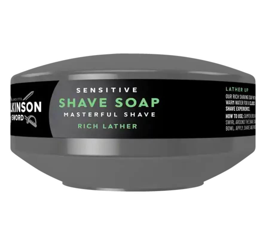 Wilkinson Scheerzeep Bol Sensitive - 125 gram