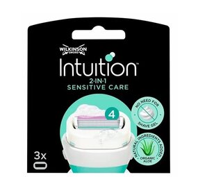 Wilkinson Wilkinson Sword Intuition Scheermesjes - Sensitive Care 3 stuks Wilkinson Wilkinson Sword Intuition Scheermesjes - Sensitive Care 3 stuks