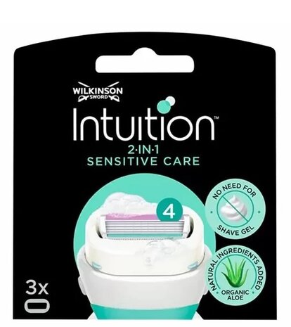 Wilkinson Wilkinson Sword Intuition Scheermesjes - Sensitive Care 3 stuks