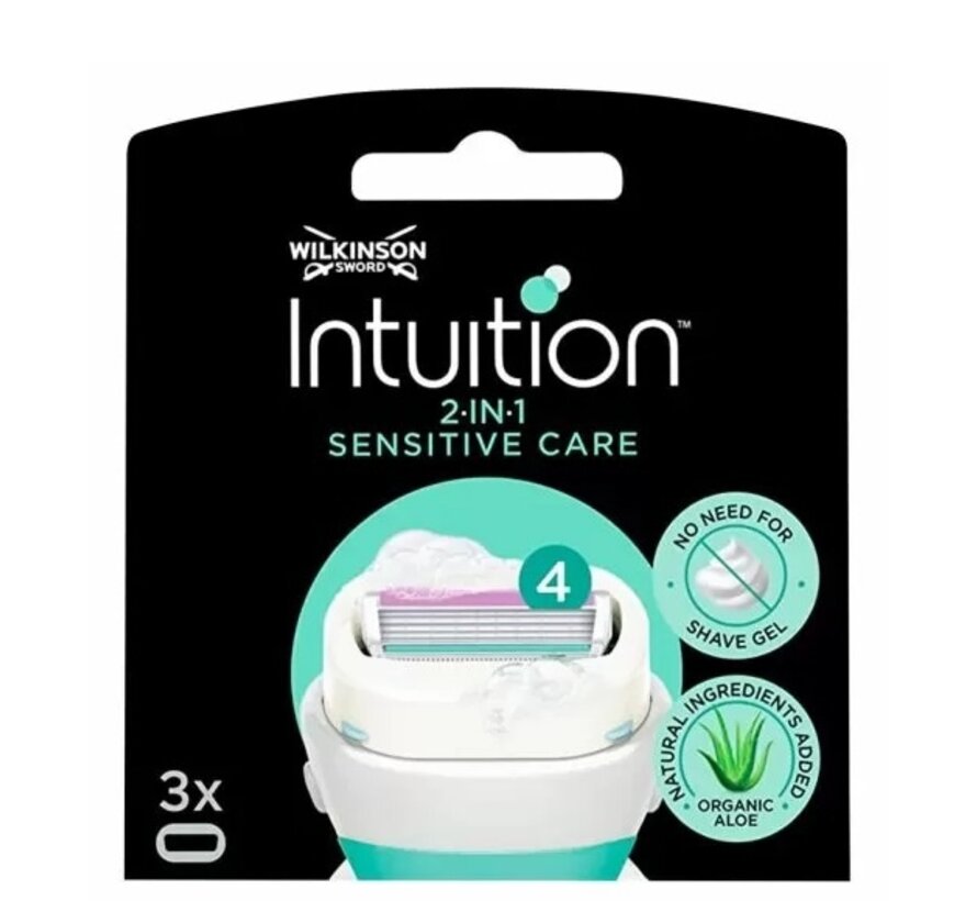 Wilkinson Sword Intuition Scheermesjes - Sensitive Care 3 stuks
