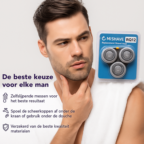 Huismerk Universele scheerkoppen voor RQ12+ voor RQ12 en RQ10 Scheerkoppen Huismerk Universele scheerkoppen voor RQ12+ voor RQ12 en RQ10 Scheerkoppen