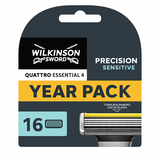 Wilkinson Wilkinson Sword Quattro Titanium Sensitive - 16 scheermesjes voordeelpack