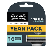 Wilkinson Wilkinson Sword Quattro Titanium Sensitive - 16 scheermesjes voordeelpack