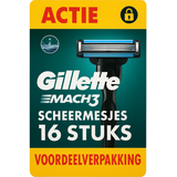 Gillette Gillette Mach3 scheermesjes 16 - voordeelpack Gillette Gillette Mach3 scheermesjes 16 - voordeelpack