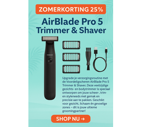 Huismerk Voordeligscheren AirBlade Pro 5 Trimmer & Shaver Huismerk Voordeligscheren AirBlade Pro 5 Trimmer & Shaver