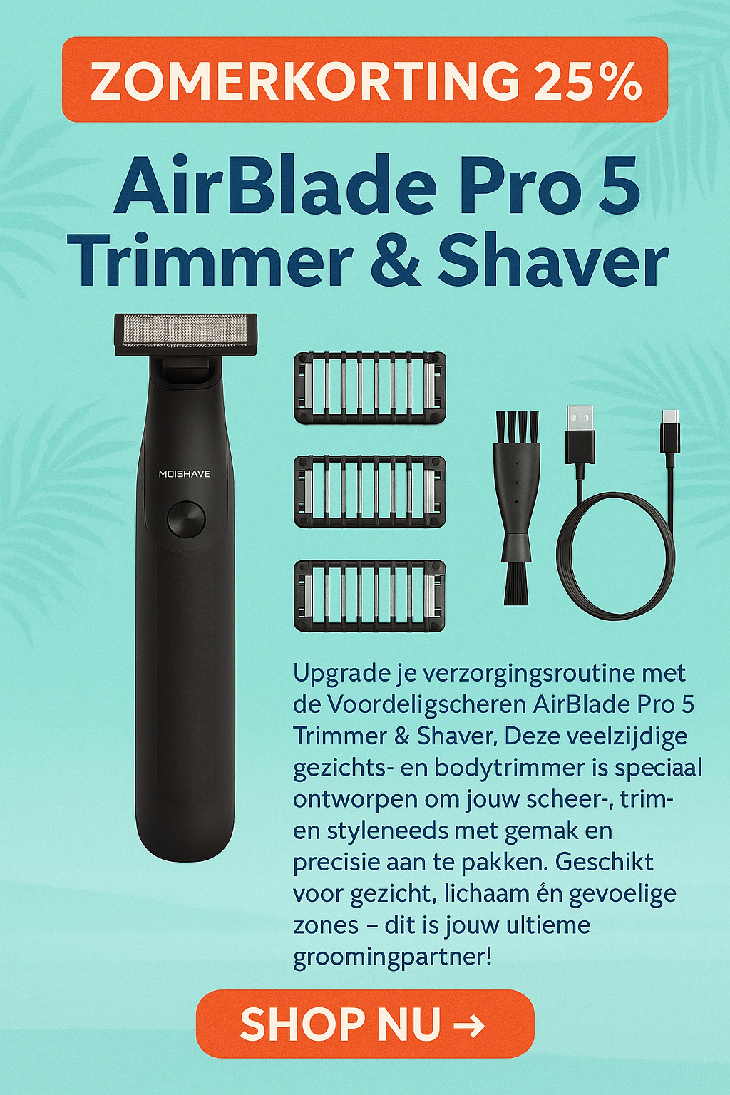 Huismerk Voordeligscheren AirBlade Pro 5 Trimmer & Shaver afbeelding