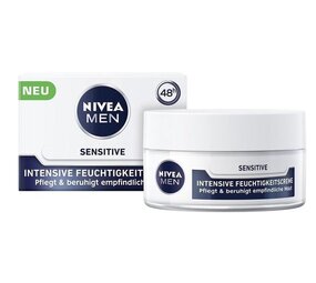 Nivea NIVEA Men Sensitive Intensive Dagcrème 50ml – Verzacht & Hydrateert Gevoelige Huid Nivea NIVEA Men Sensitive Intensive Dagcrème 50ml – Verzacht & Hydrateert Gevoelige Huid