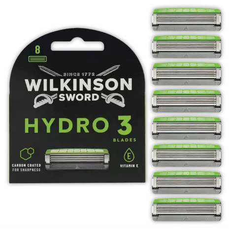 Wilkinson Wilkinson Sword Hydro 3 Scheermesjes - 8 Stuks