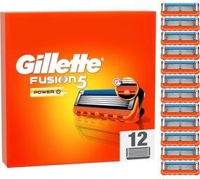 Gillette Gillette Fusion5 Power Scheermesjes – 12 Navulmesjes voor Mannen | Precisie en Comfort Gillette Gillette Fusion5 Power Scheermesjes – 12 Navulmesjes voor Mannen | Precisie en Comfort