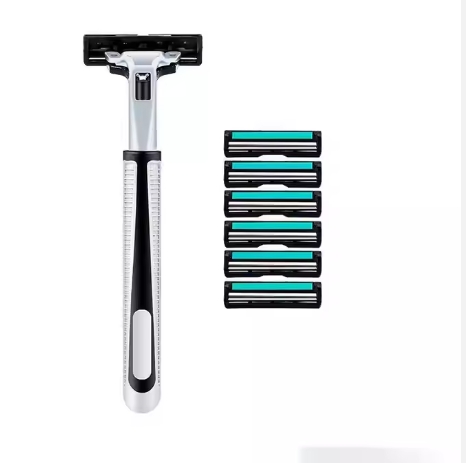 Huismerk Razor en 6 scheermesjes voor de Gillette Contour plus afbeelding