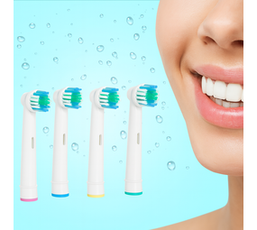 Huismerk Universele opzetborstels voor de Oral B - 4st Huismerk Universele opzetborstels voor de Oral B - 4st
