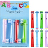 Huismerk Universele Opzetborstels Kids Stages Power - 4 stuks Huismerk Universele Opzetborstels Kids Stages Power - 4 stuks