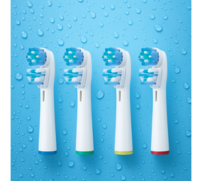Huismerk Universele opzetborstels voor de Oral B Dual Clean - 4st Huismerk Universele opzetborstels voor de Oral B Dual Clean - 4st