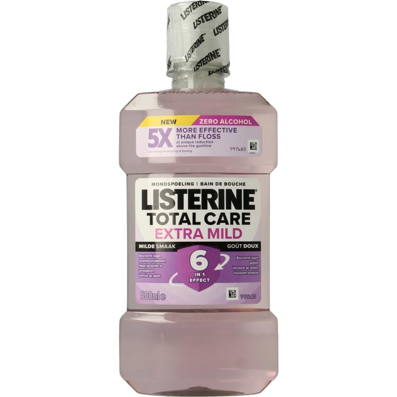 Listerine Listerine Mondwater Total Care Milde Smaak - 500 ml afbeelding