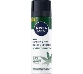 Nivea Nivea Men Sensitive Pro Shaving Foam 200 ml – met Hennepzaadolie Nivea Nivea Men Sensitive Pro Shaving Foam 200 ml – met Hennepzaadolie