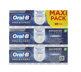 Oral B Oral-B Tandpasta Extra White – 3x75 ml Oral B Oral-B Tandpasta Extra White – 3x75 ml