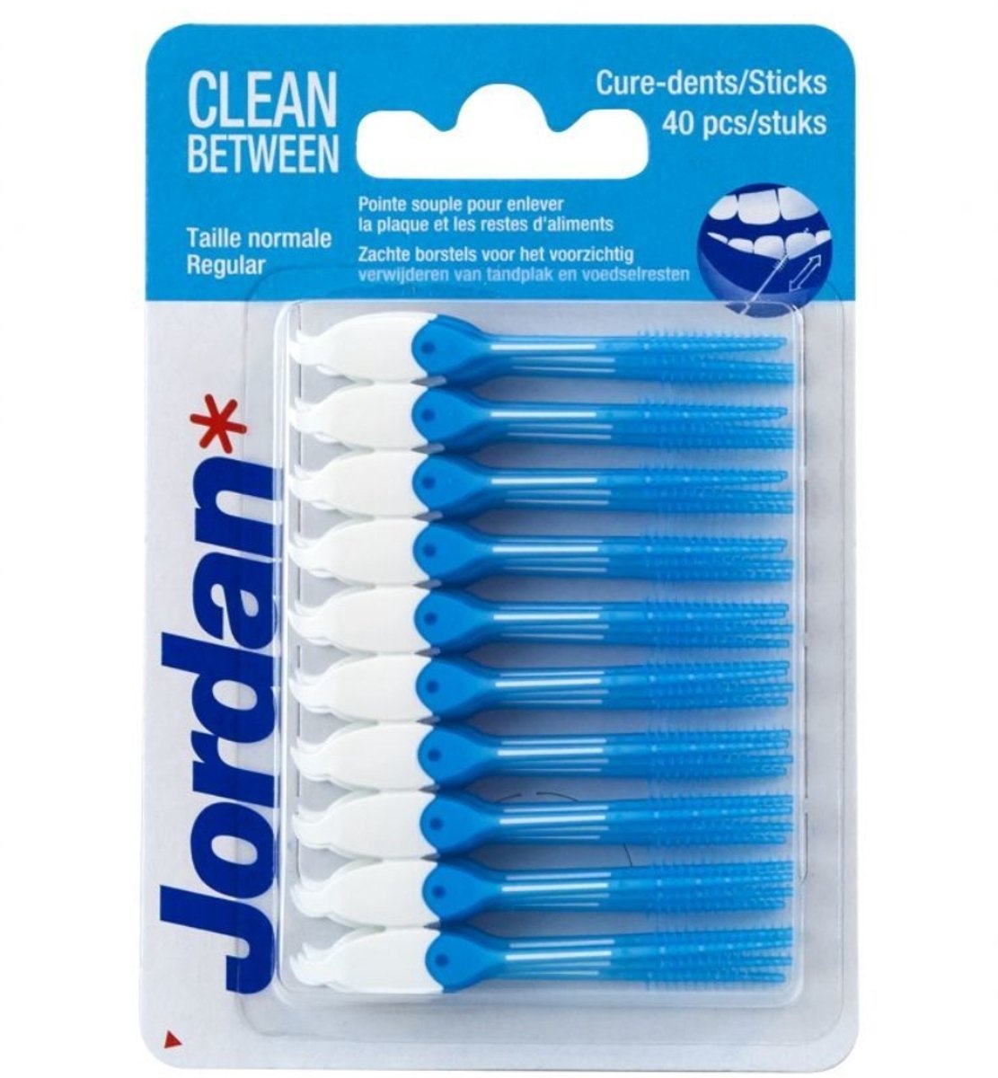 Jordan Jordan Clean Between Sticks Regular - 40 stuks afbeelding