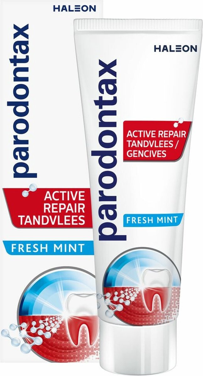 Parodontax Parodontax Tandpasta Active Repair Tandvlees Fresh Mint - 75 ml afbeelding