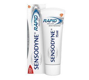 Sensodyne Sensodyne Rapid Relief Whitening Tandpasta 75 ml – gevoelige tanden & whitening Sensodyne Sensodyne Rapid Relief Whitening Tandpasta 75 ml – gevoelige tanden & whitening